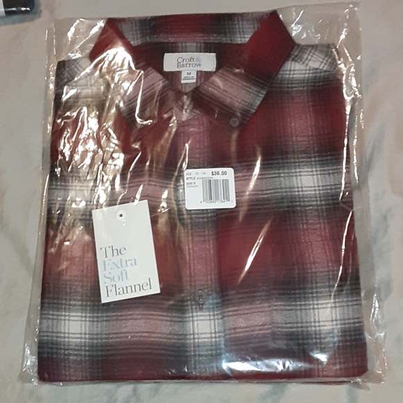 croft & barrow Other - Croft & Barrow Flannel Shirt New In Bag